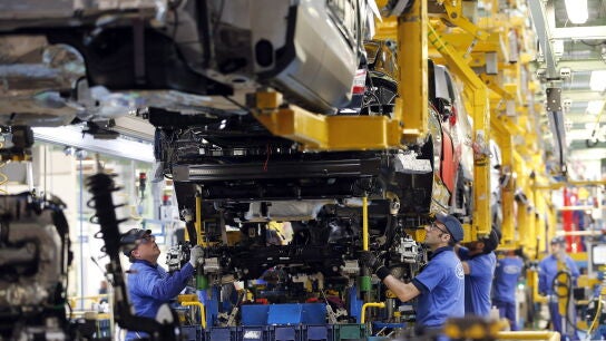 Vista de la planta de Almussafes (Valencia) de Ford Espa&ntilde;a