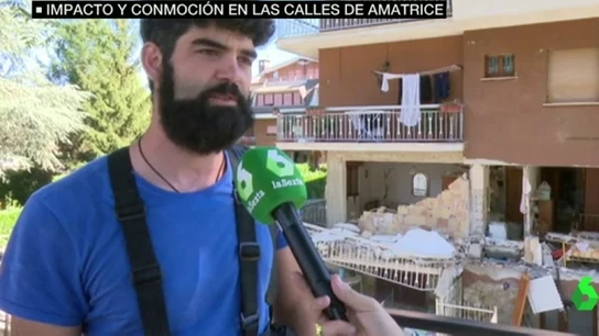 Mario, gallego en Amatrice Mario, gallego en Amatrice