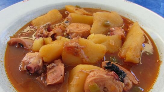Guiso marinero de pulpo