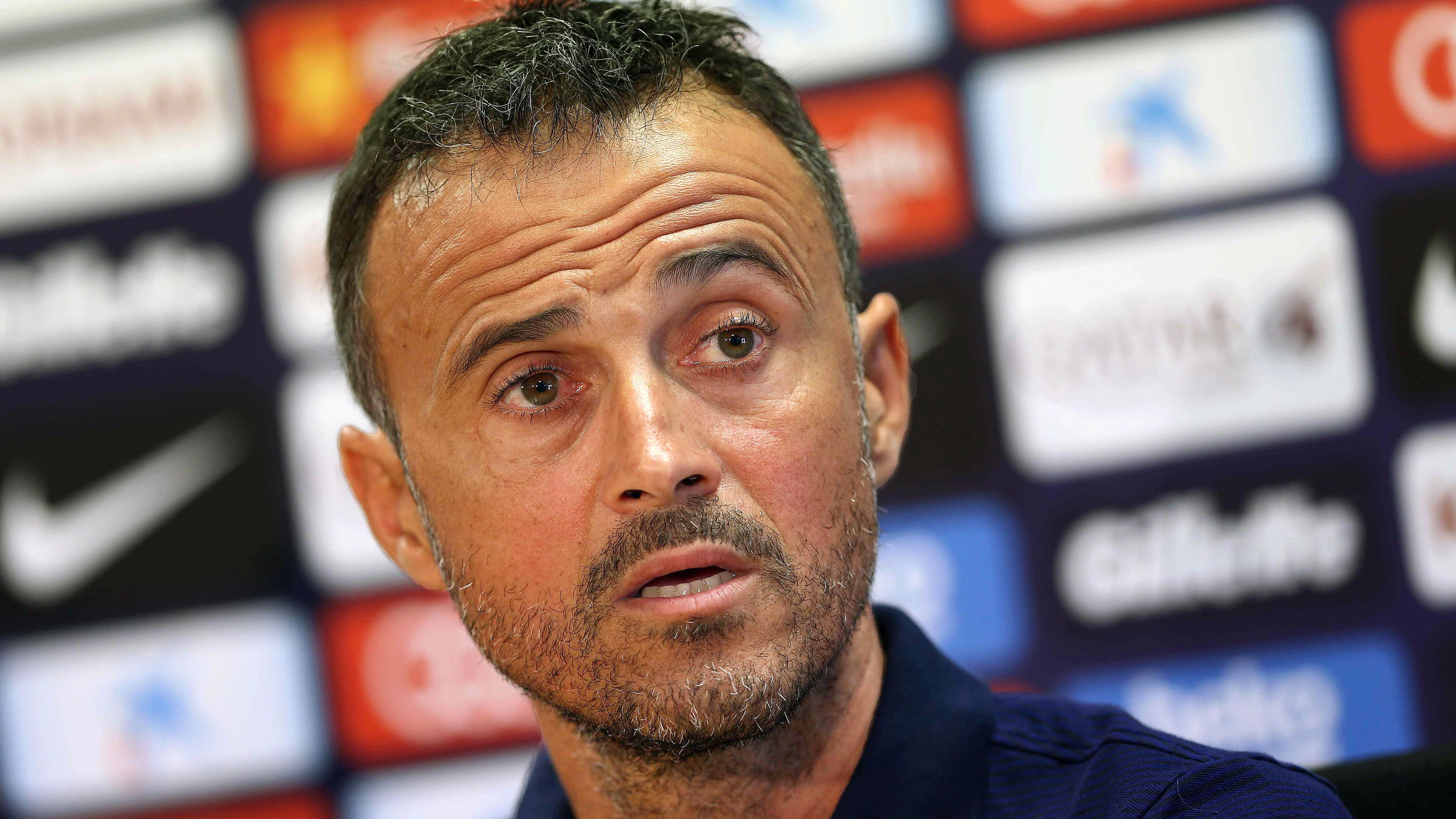 Luis Enrique en rueda de prensa