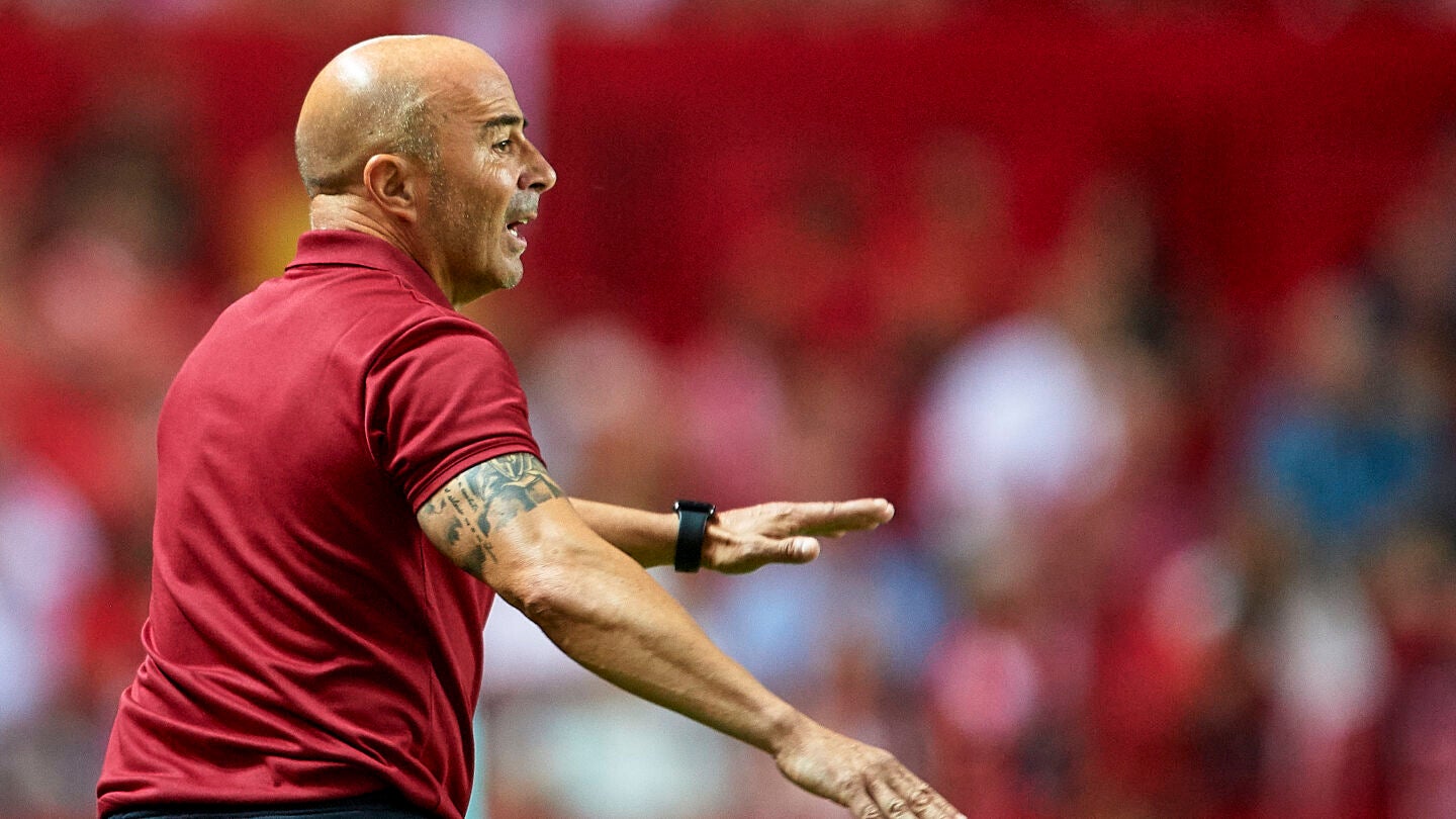 Jorge Sampaoli, entrenador del Sevilla FC