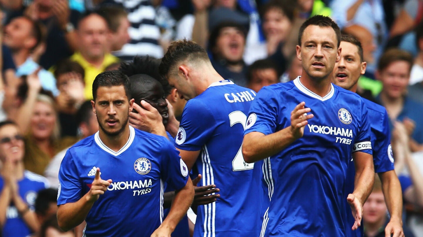 El Chelsea celebra un gol