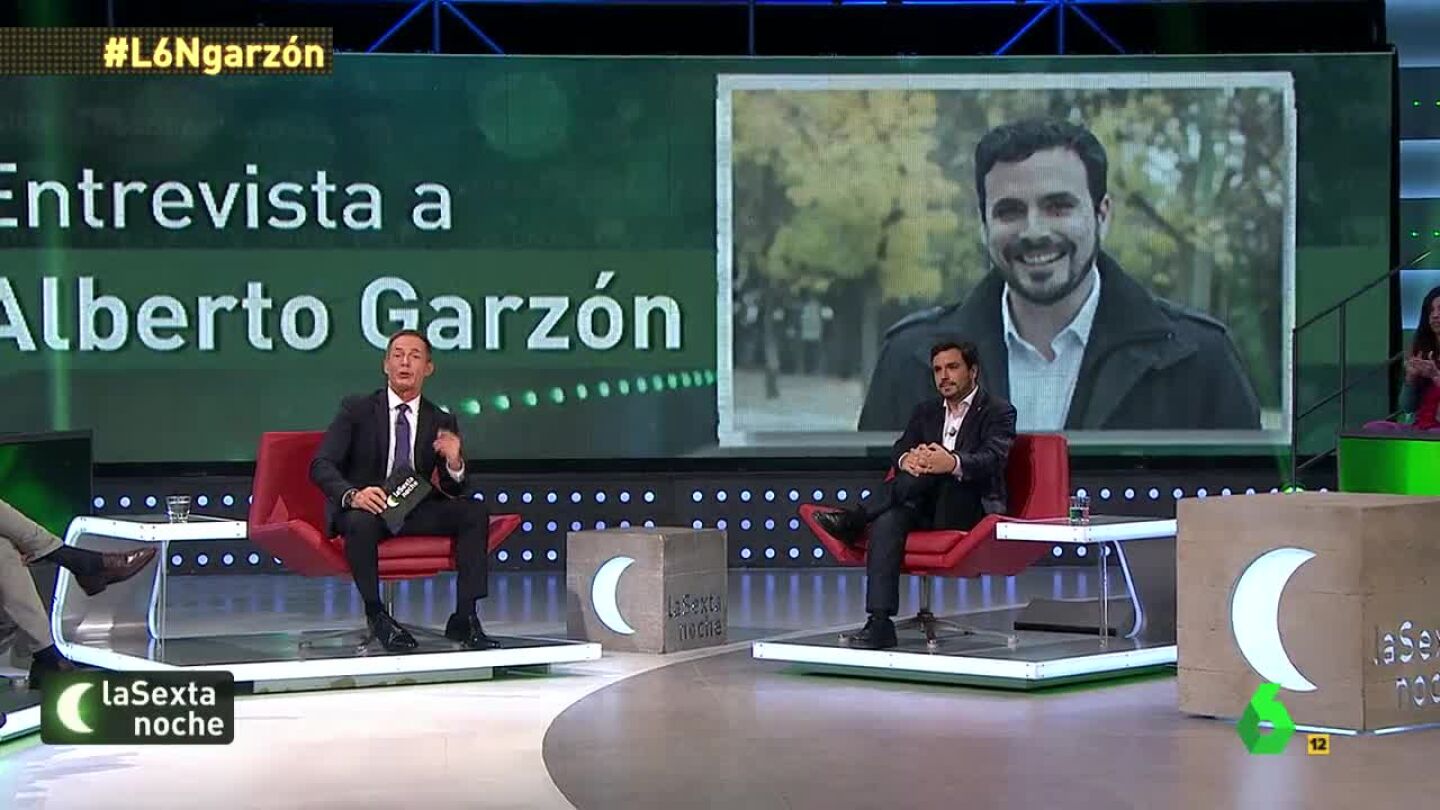 Alberto Garz&oacute;n en laSexta Noche