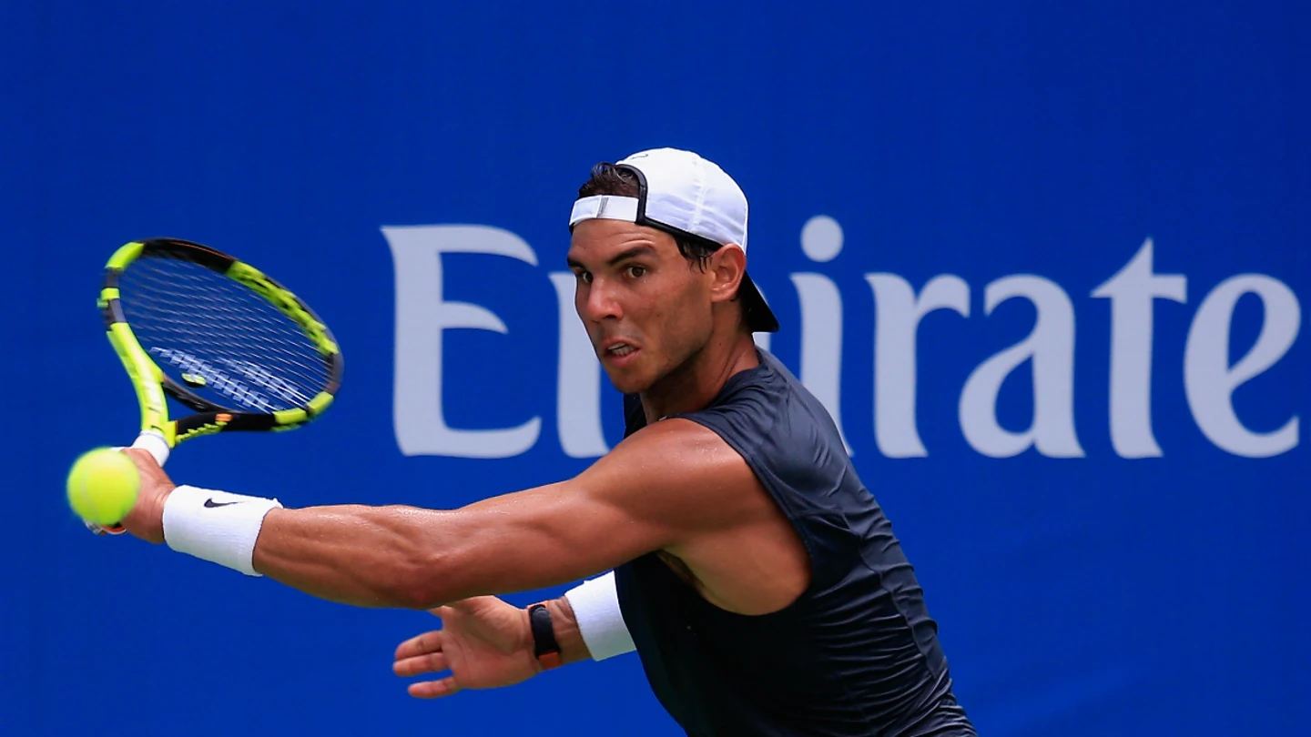 Nadal se entrena para el US Open Nadal se entrena para el US Open
