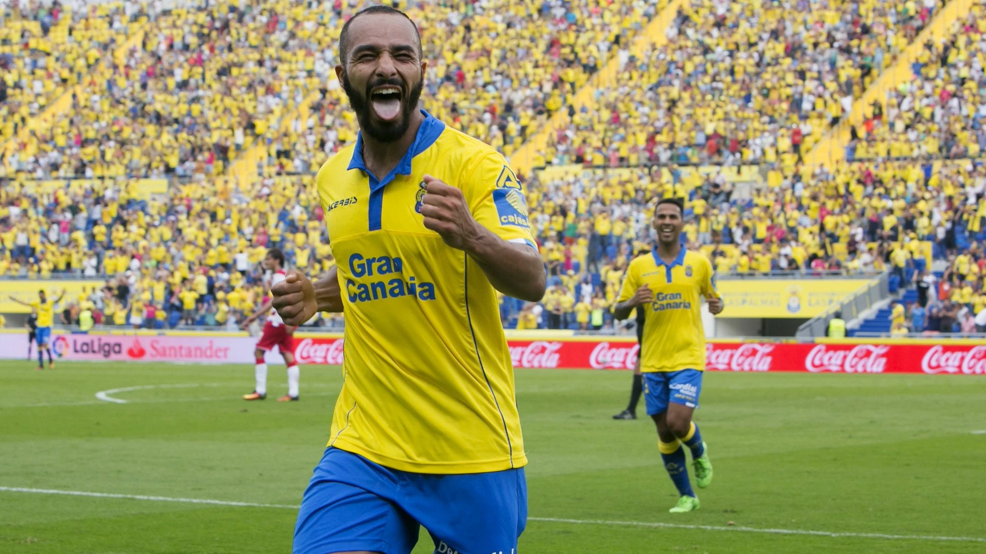 El Zhar marcó el primer gol de la 'manita' de la UD Las Palmas al Granada