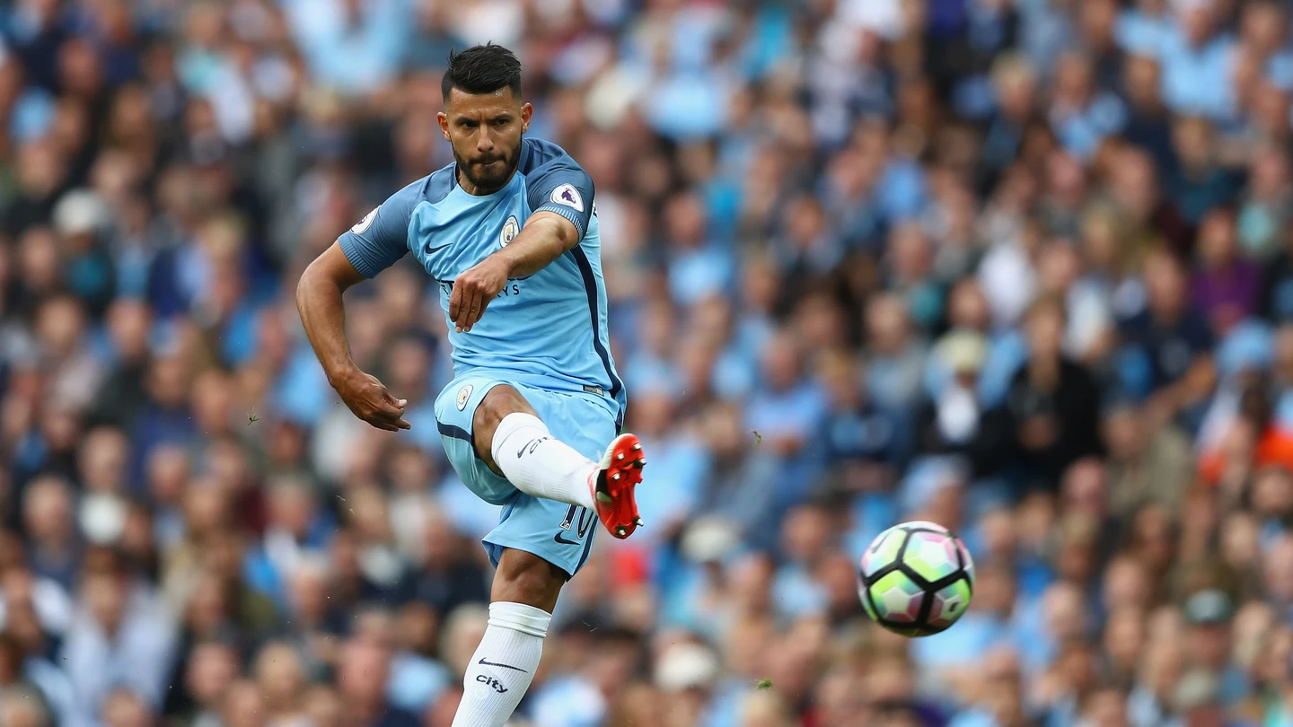 'Kun' Agüero, en el partido de la Premier entre Manchester City y Sunderland 'Kun' Agüero, en el partido de la Premier entre Manchester City y Sunderland