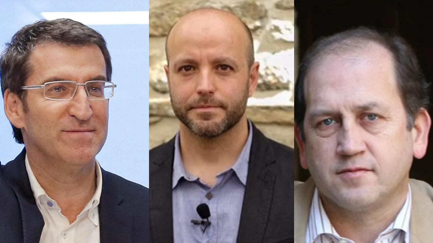 Alberto Núñez Feijóo (PPdeG), Luis Villares (En Marea) y Xoaquín Fernández Leiceaga (PSdeG) Alberto Núñez Feijóo (PPdeG), Luis Villares (En Marea) y Xoaquín Fernández Leiceaga (PSdeG)