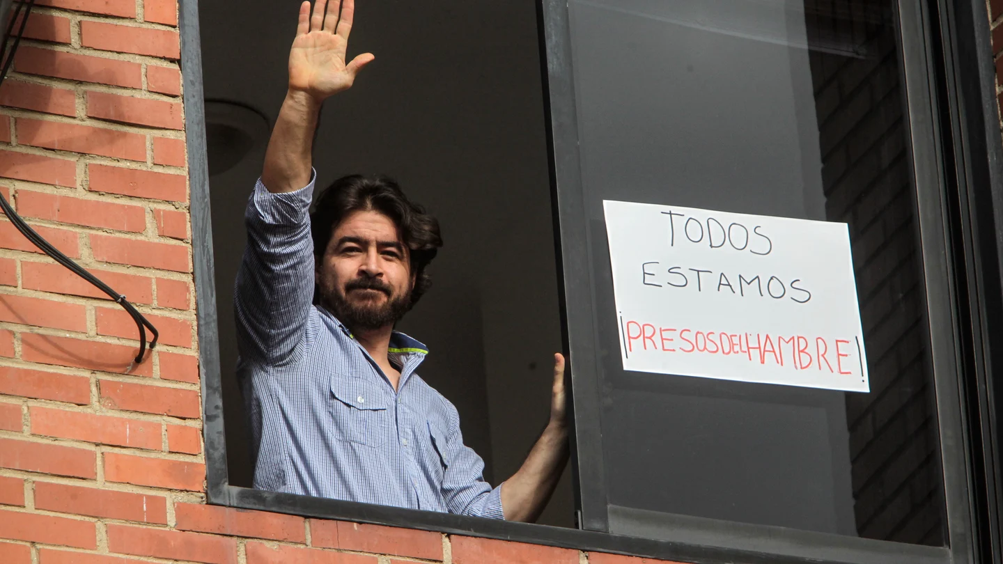 Daniel Ceballos durante su arresto domiciliario Daniel Ceballos durante su arresto domiciliario