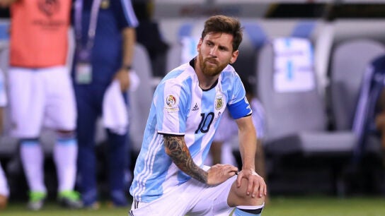 Messi, con Argentina
