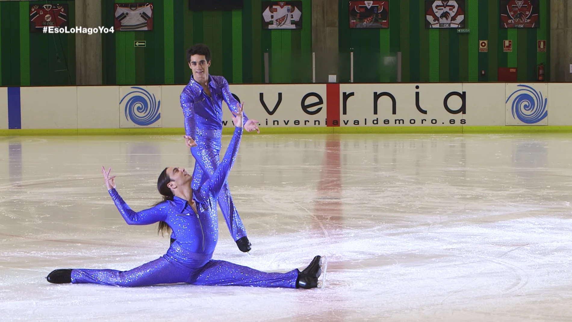 Juan Carlos se atreve con el patinaje sobre hielo, su carrera frustrada