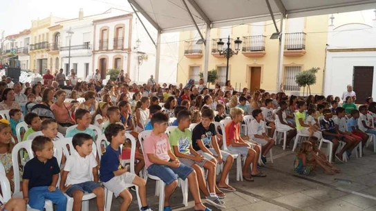 Despedida de los niños que han pasado el verano en Andalucía Despedida de los niños que han pasado el verano en Andalucía