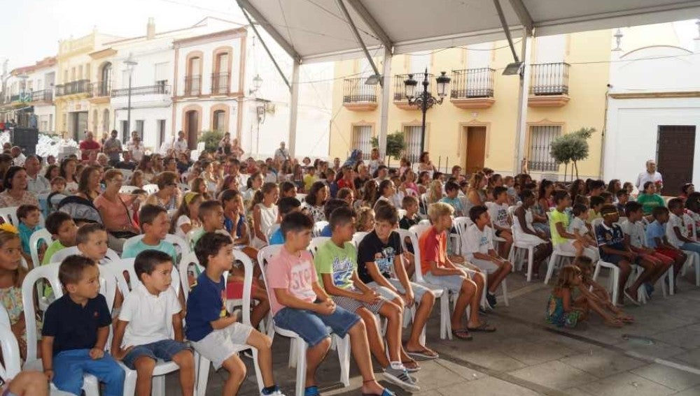 Despedida de los niños que han pasado el verano en Andalucía