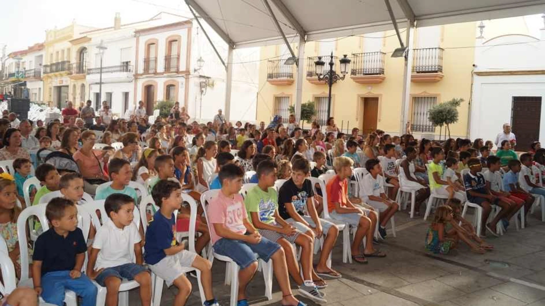 Despedida de los niños que han pasado el verano en Andalucía Despedida de los niños que han pasado el verano en Andalucía