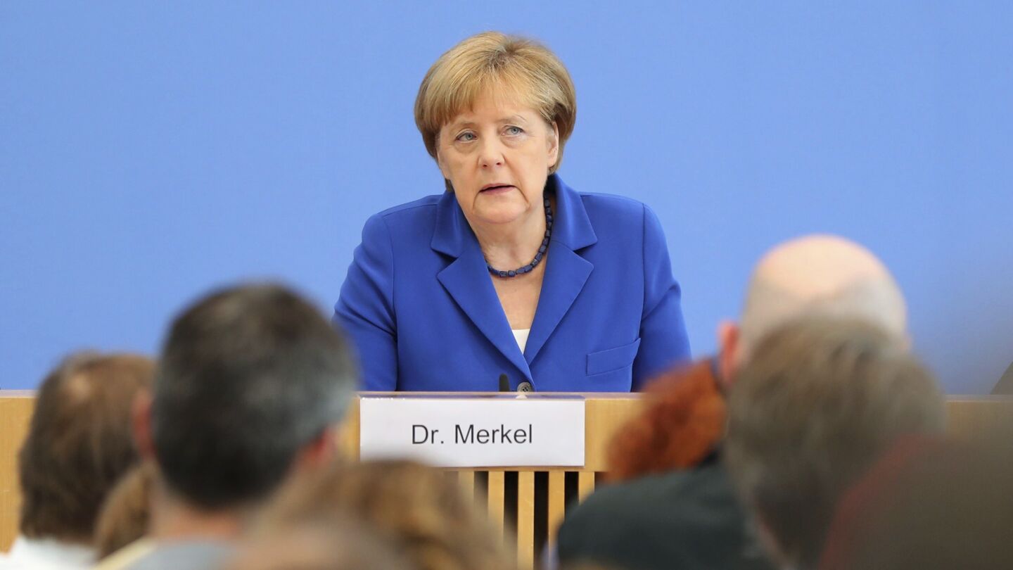 La canciller alemana, Angela Merkel