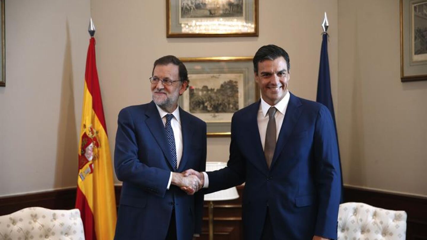 Pedro S&aacute;nchez y Mariano Rajoy