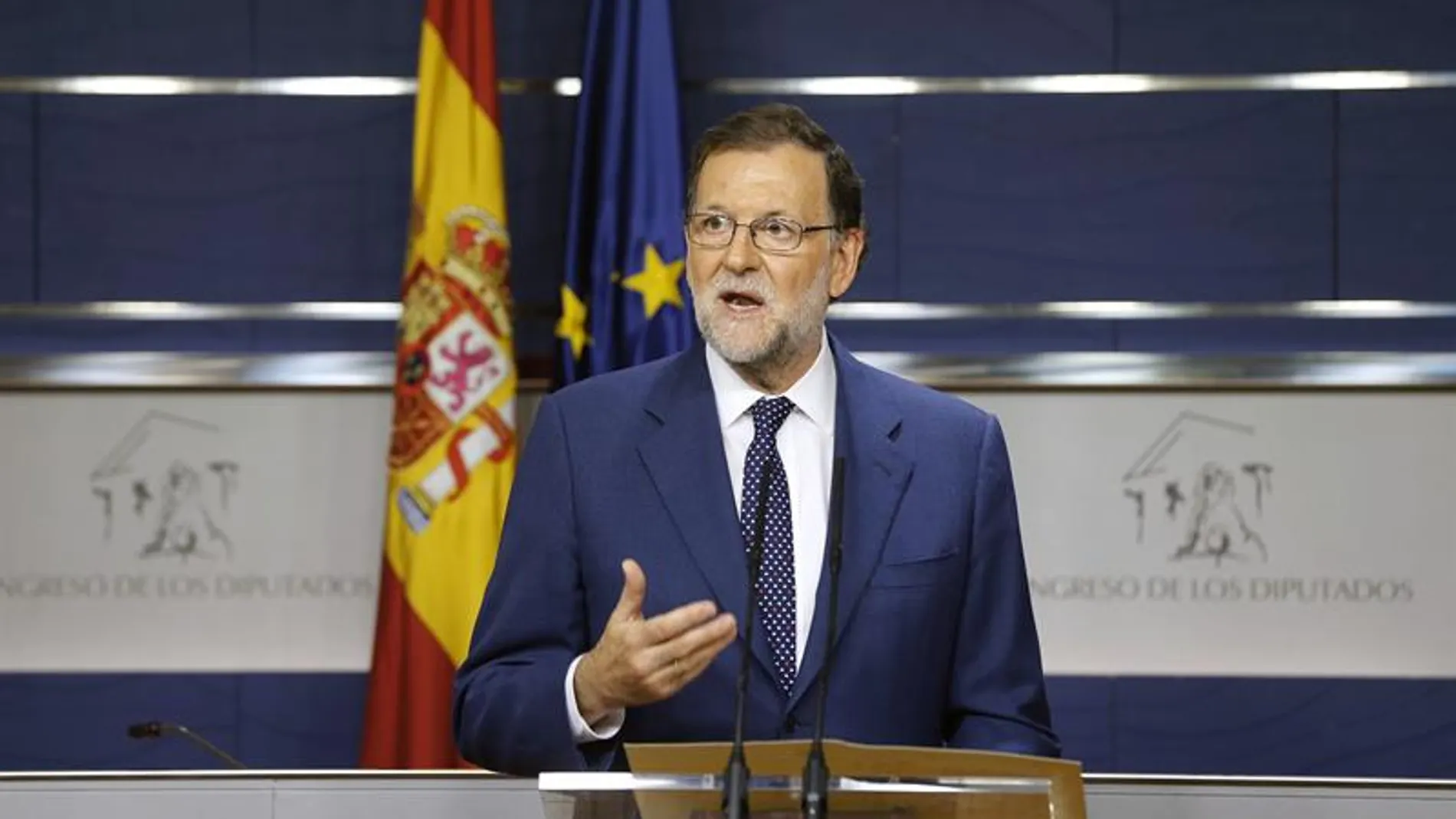 Mariano Rajoy comparece en el Congreso.