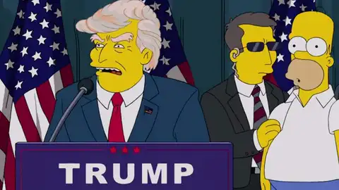 Donald Trump en 'Los Simpson' Donald Trump en 'Los Simpson'