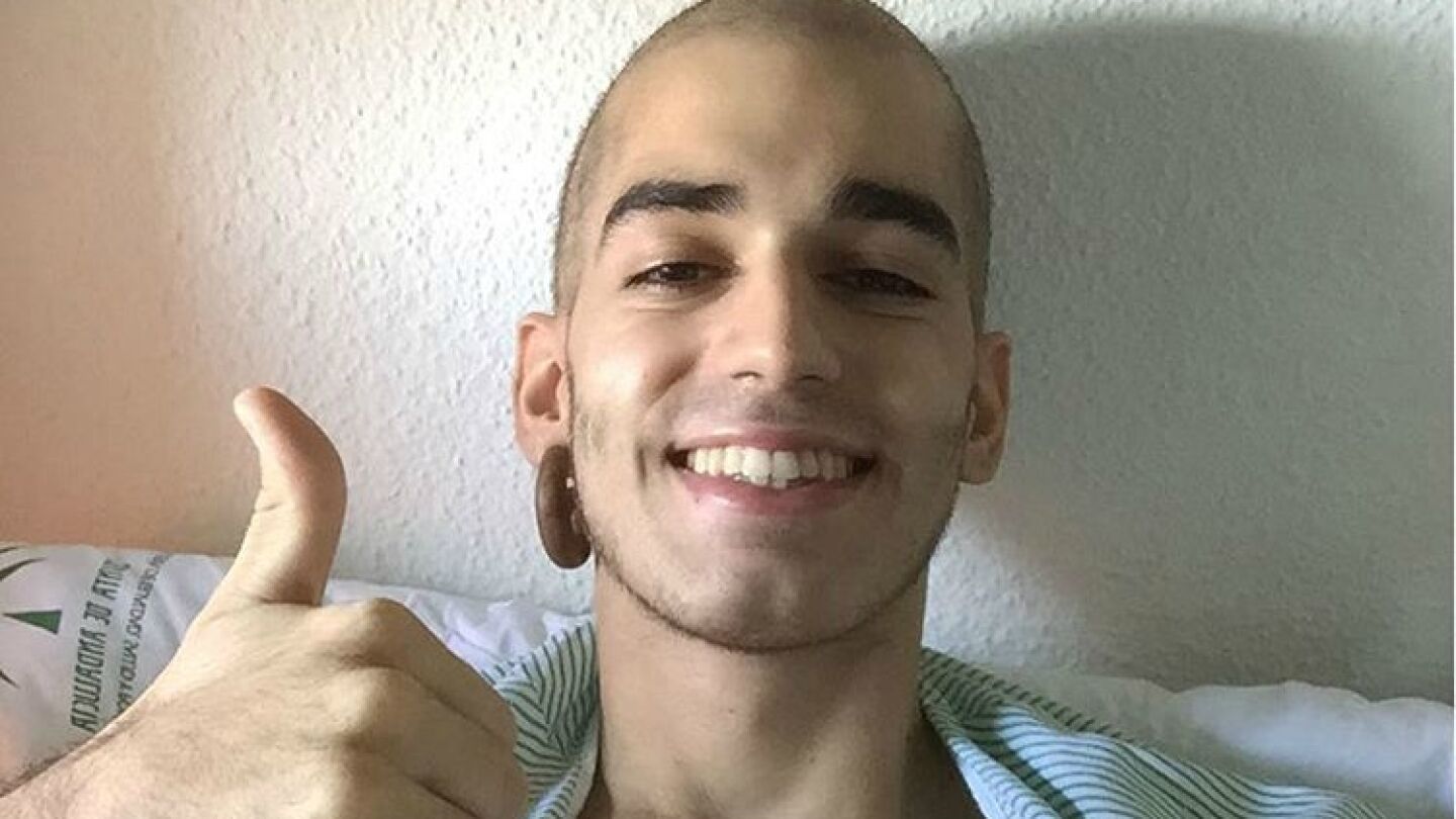 El j&oacute;ven deportista Pablo R&aacute;ez ingresado por leucemia 