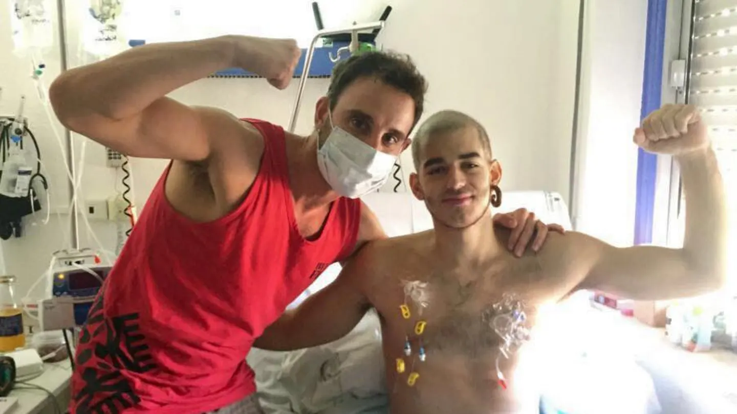 Imágen subida a Facebook por Pablo Ráez en la que aparece junto al actor y humorista Dani Rovira Imágen subida a Facebook por Pablo Ráez en la que aparece junto al actor y humorista Dani Rovira