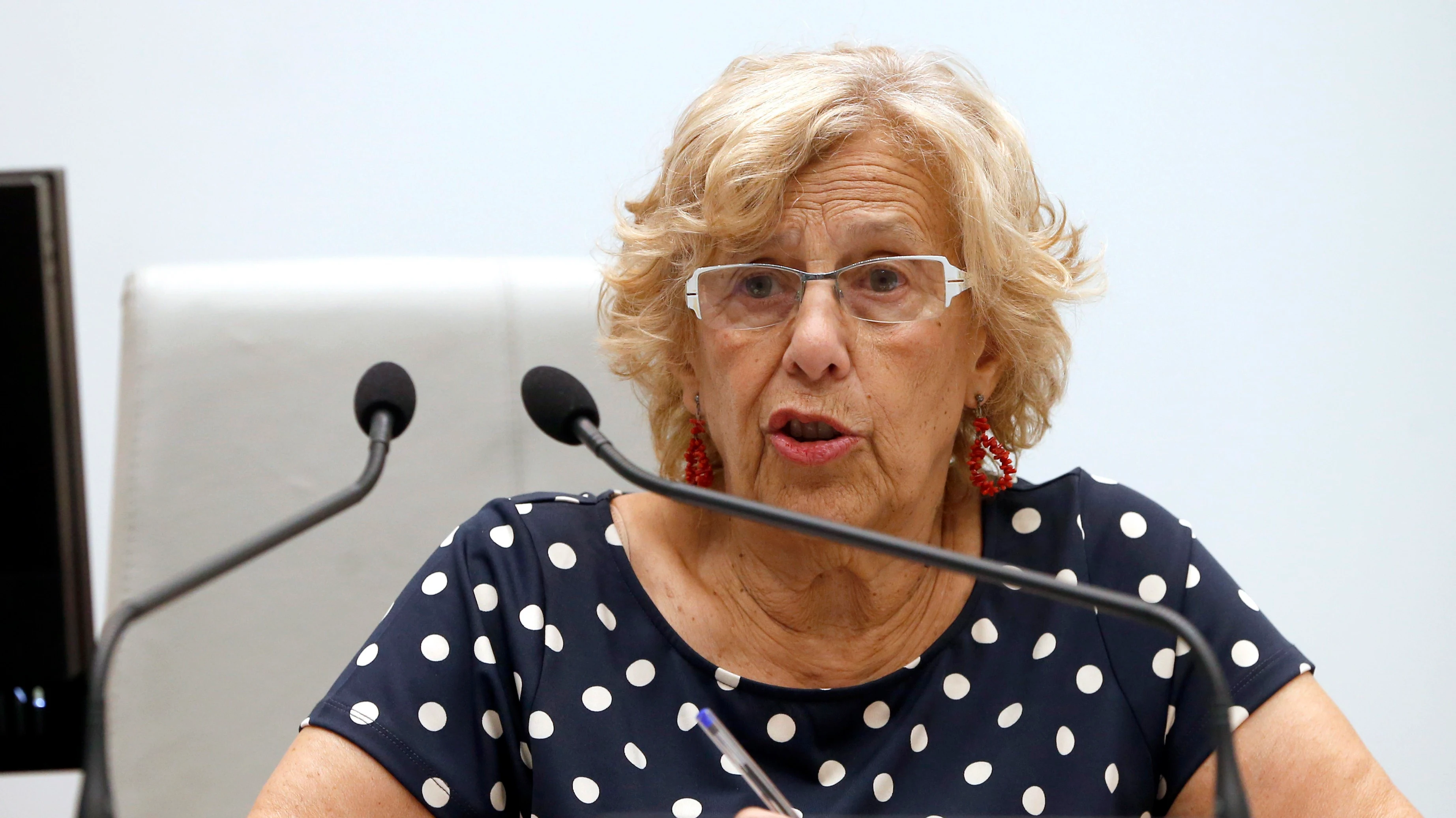 Manuela Carmena, alcaldesa de Madrid. Manuela Carmena, alcaldesa de Madrid.