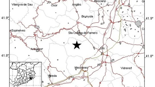 Mapa de la comarca catalana de La Selva Mapa de la comarca catalana de La Selva