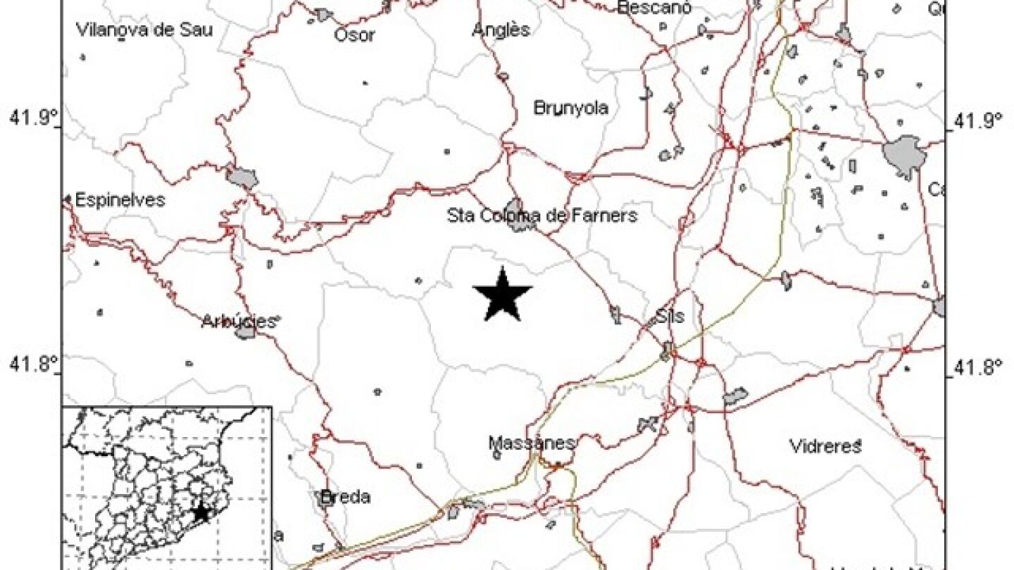 Mapa de la comarca catalana de La Selva