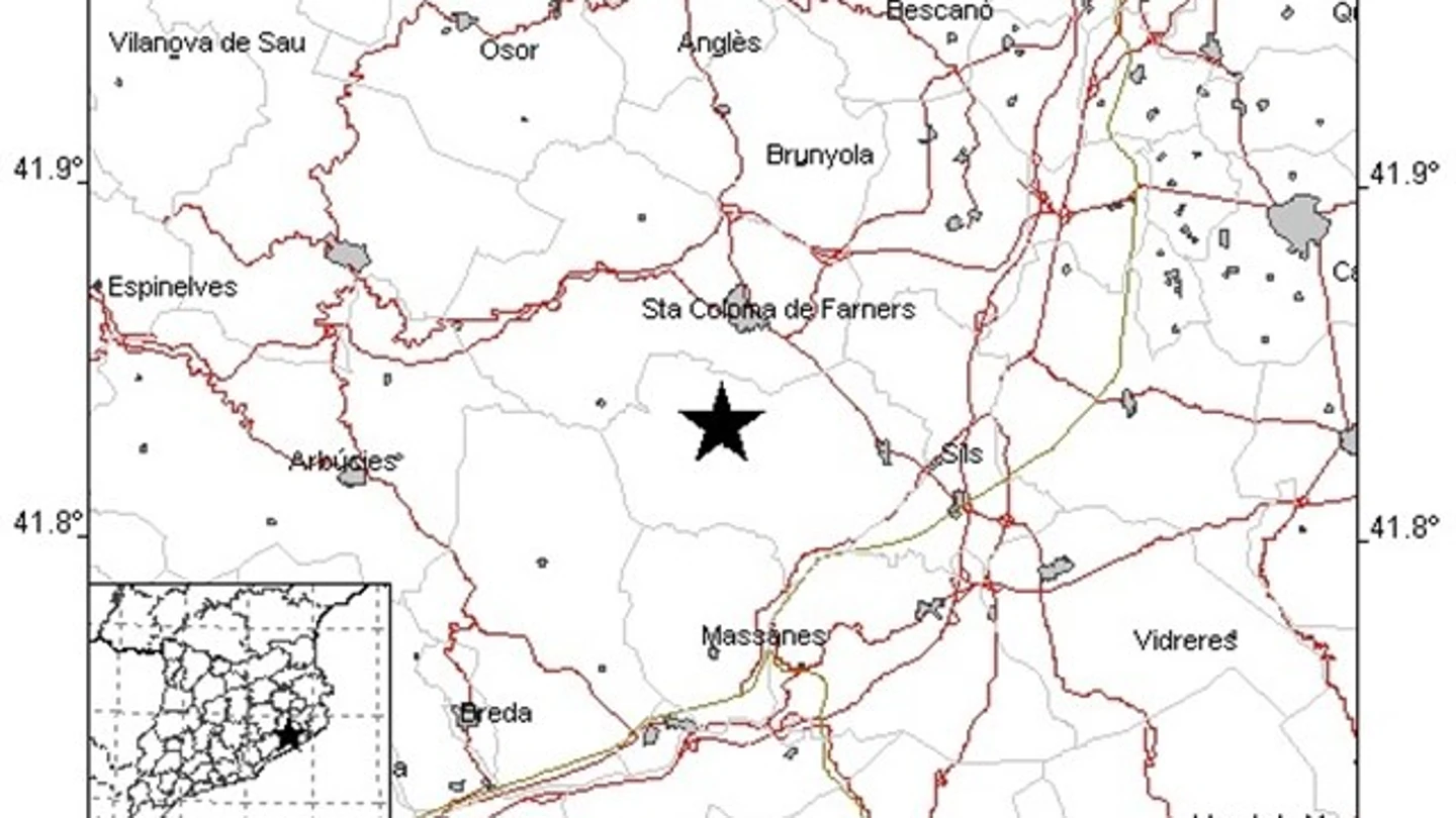 Mapa de la comarca catalana de La Selva Mapa de la comarca catalana de La Selva