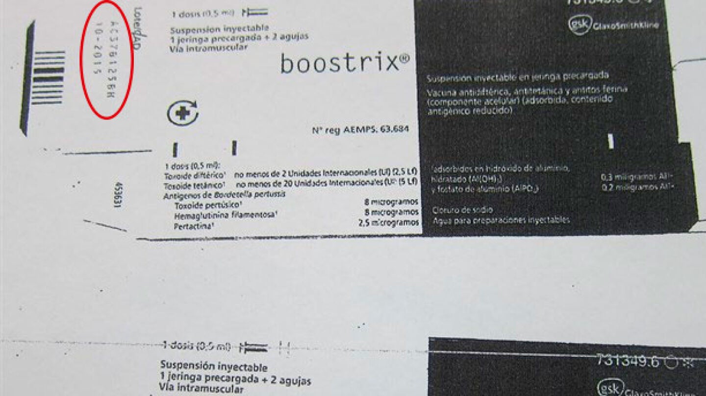 Imagen del medicamento caducado