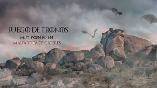 Cartel publicitario del Ayuntamiento de Malpartida de C&aacute;ceres