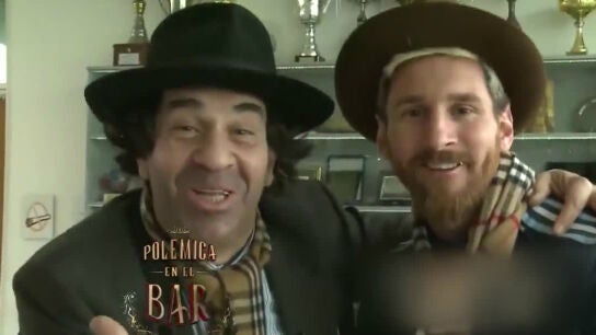 Messi hace comedia en Argentina
