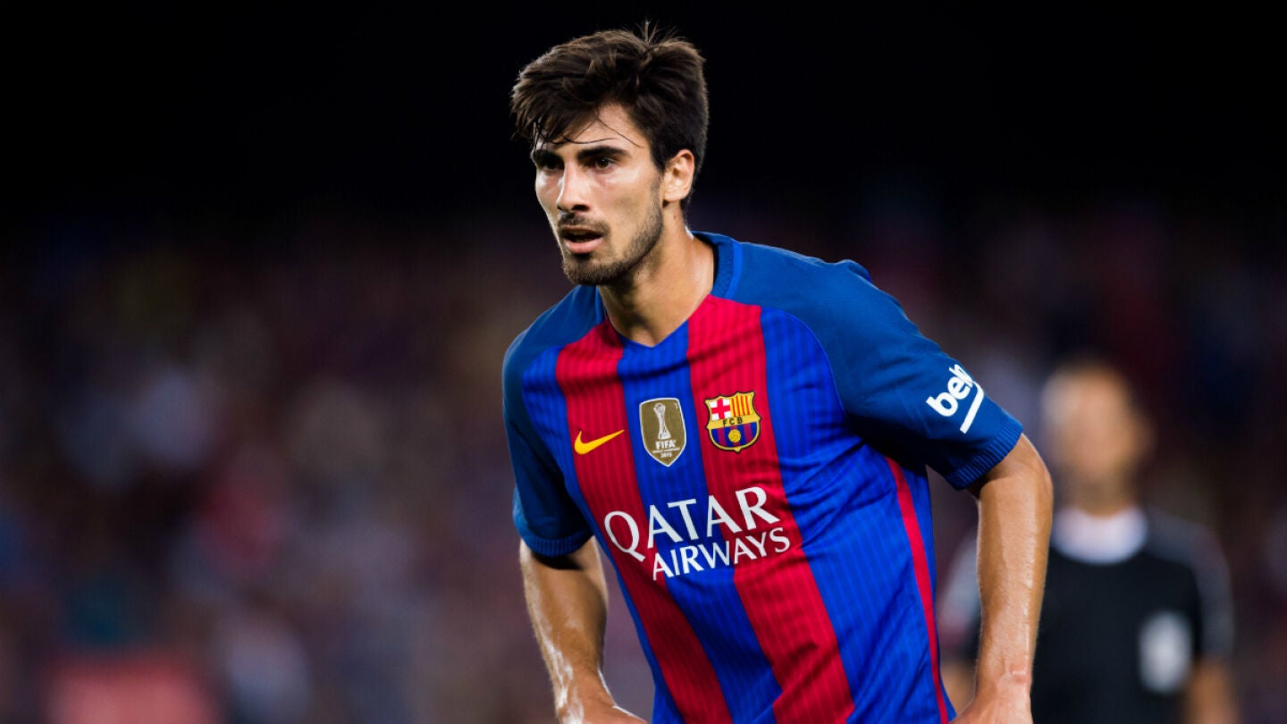 Andre Gomes, con el Bar&ccedil;a