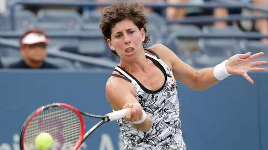 Carla Suárez, eliminada en los octavos del US Open. Carla Suárez, eliminada en los octavos del US Open.