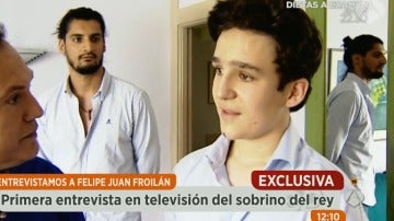 Primera entrevista de Froilán en televisión