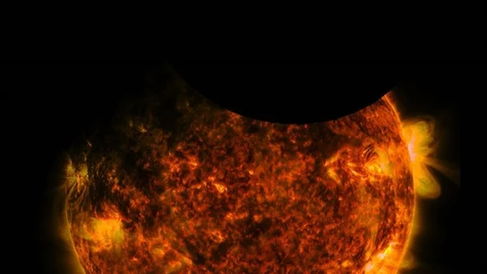 Momento captado por la SDO Momento captado por la SDO