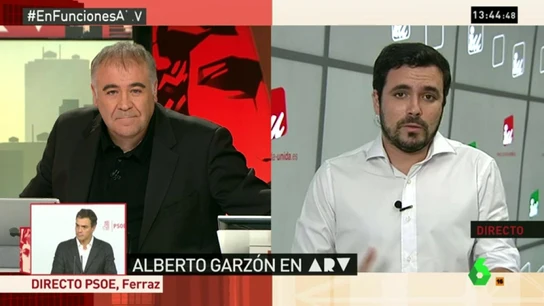 Alberto Garzón en ARV Alberto Garzón en ARV
