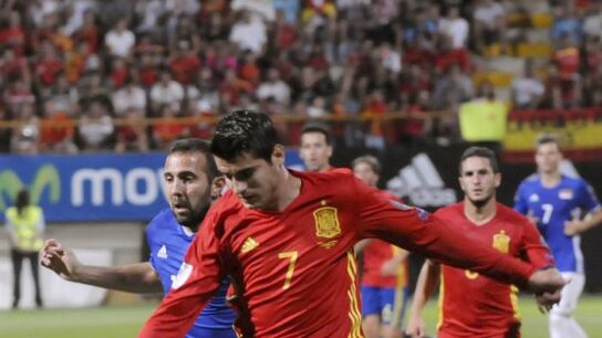 El delantero del Madrid, &Aacute;lvaro Morata.