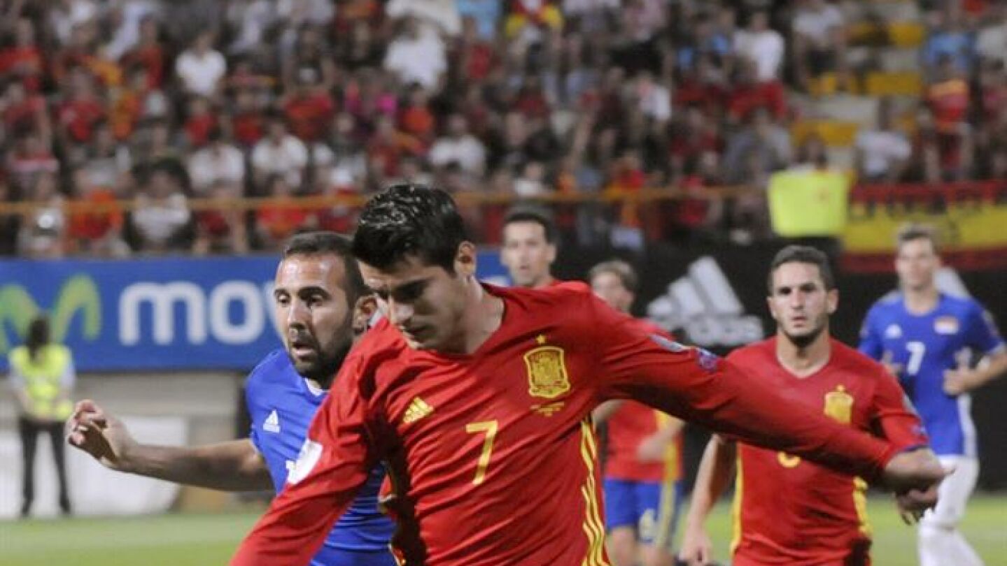 El delantero del Madrid, &Aacute;lvaro Morata.