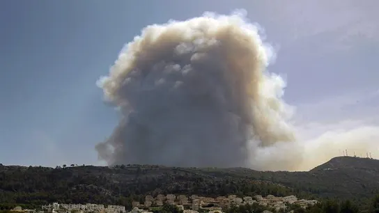 Fuego en Xàbia Fuego en Xàbia
