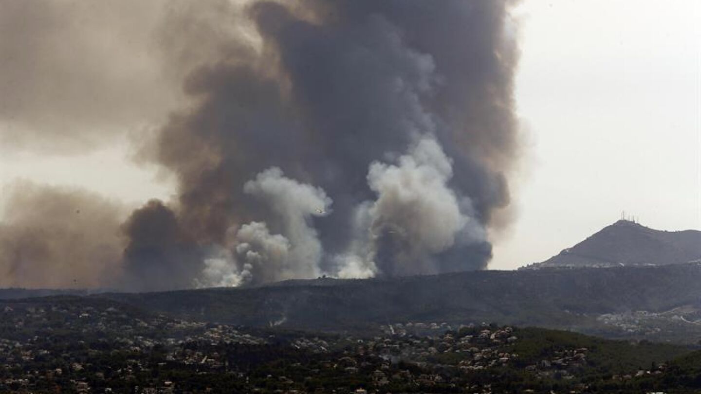 Fuego en Alicante