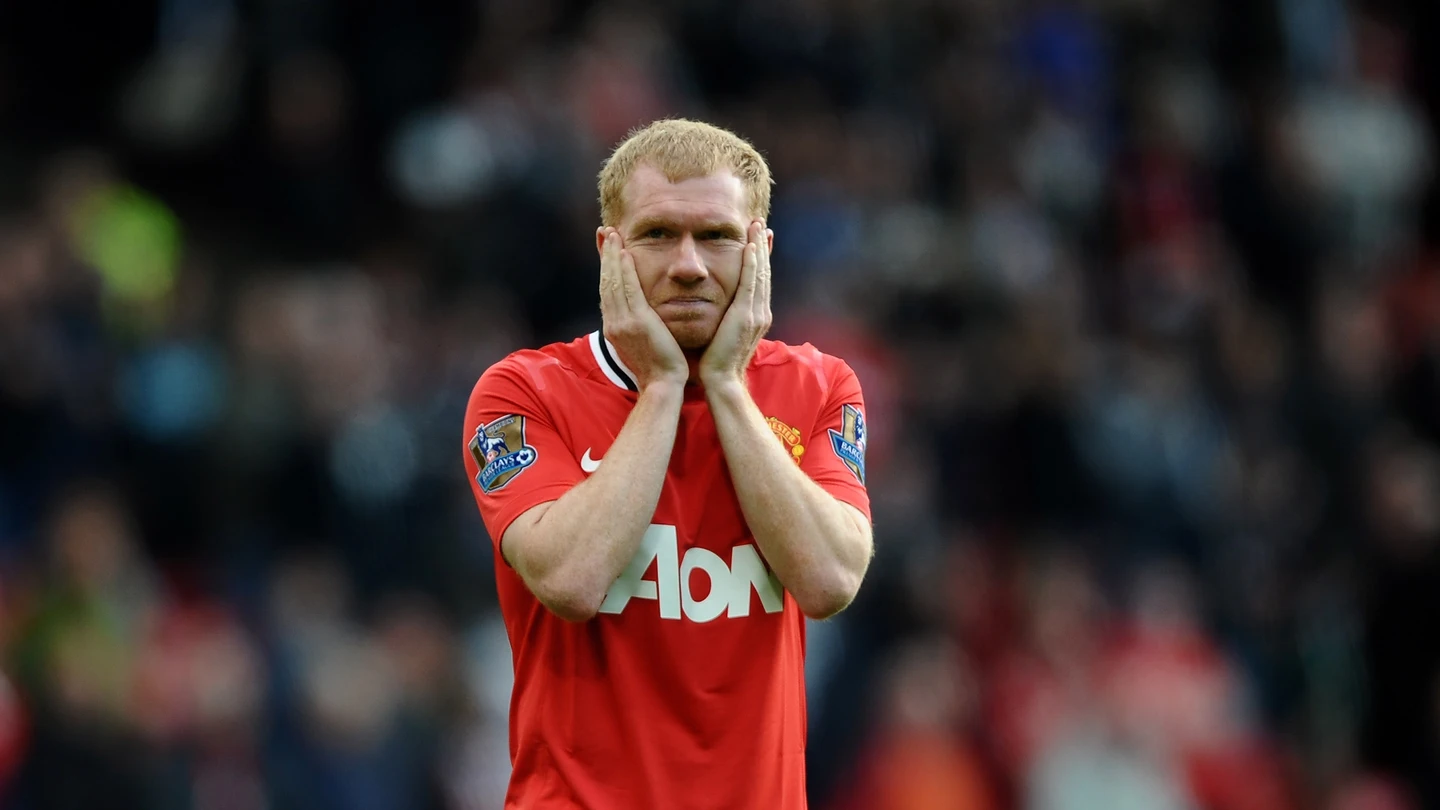 Paul Scholes en su etapa de jugador en el United. Paul Scholes en su etapa de jugador en el United.