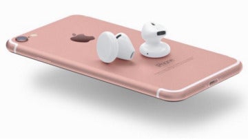 Concepto de eardpods sin jack en el iPhone 7