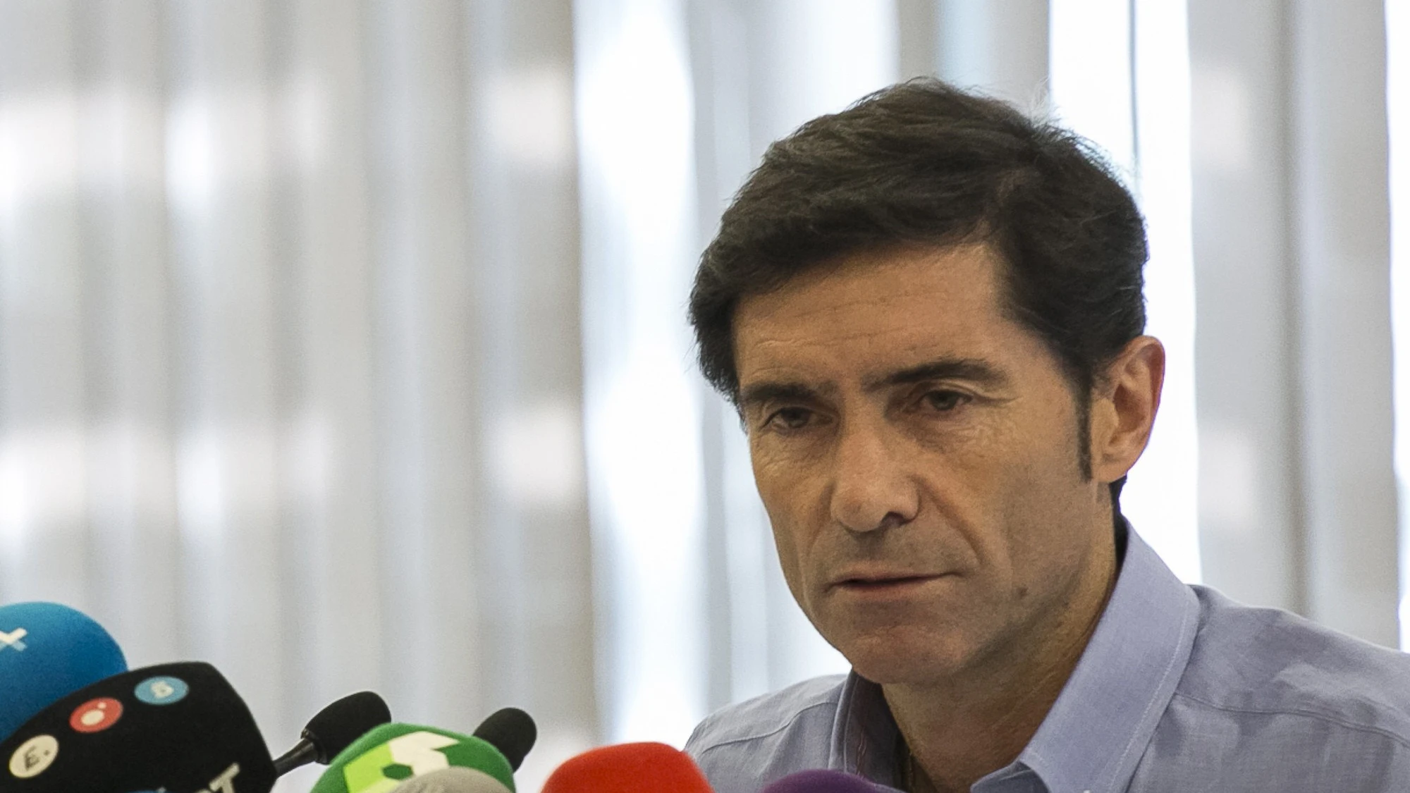 Marcelino en rueda de prensa