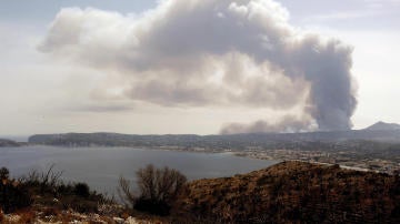 Incendio en Xàbia