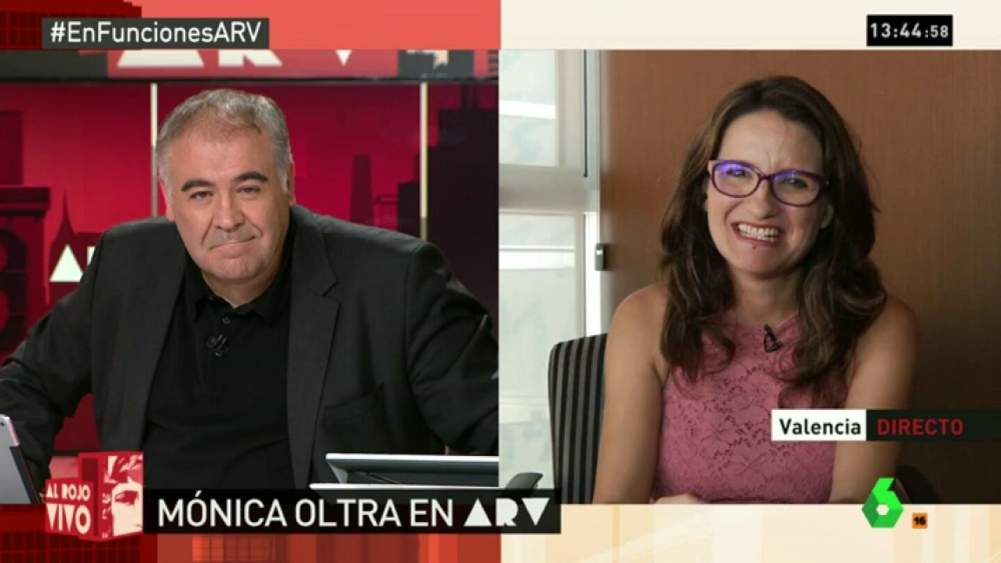 M&oacute;nica Oltra: "Hay que ver lo que une a Comprom&iacute;s y C's como la regeneraci&oacute;n y la lucha contra la corrupci&oacute;n"