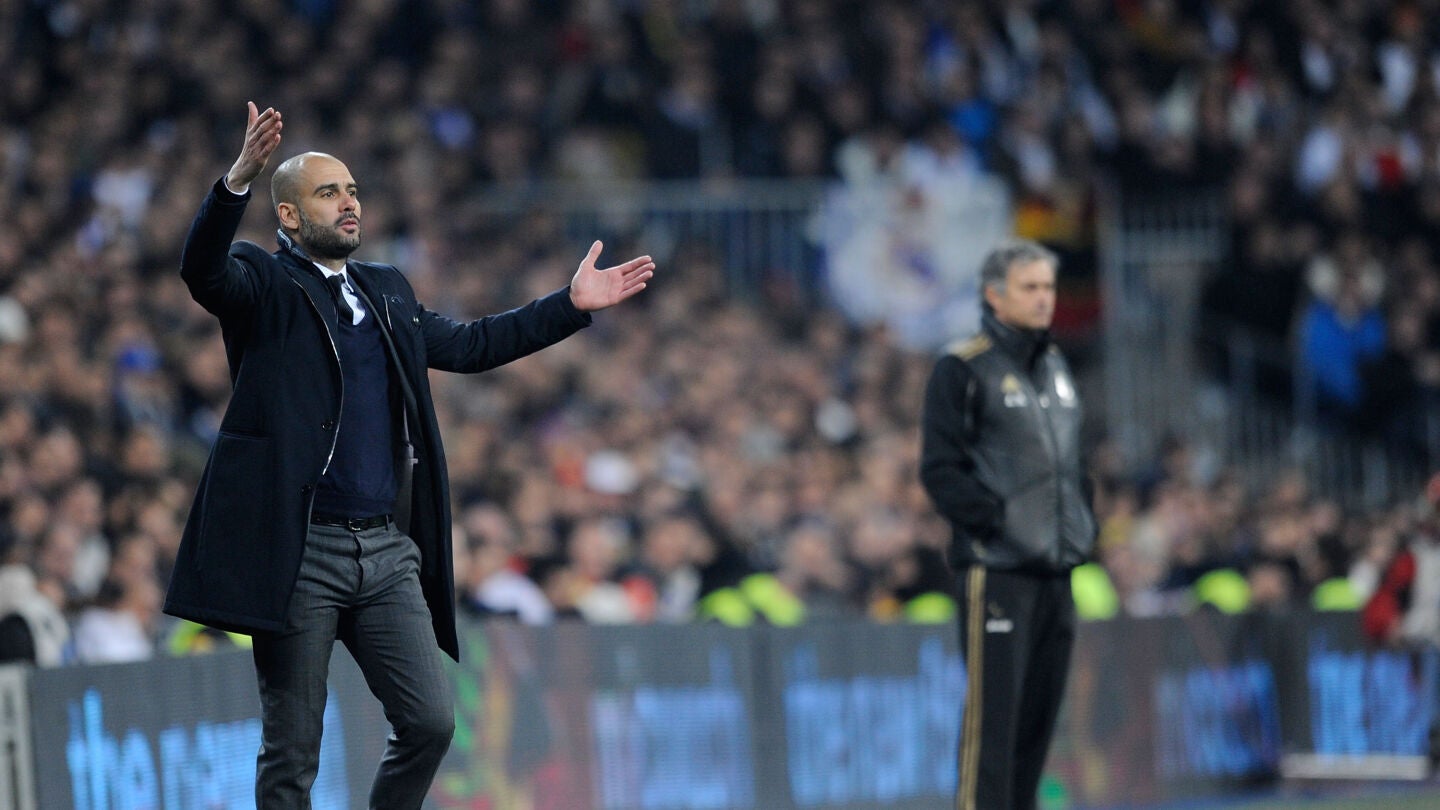 Guardiola-Mourinho en un Madrid-Bar&ccedil;a.