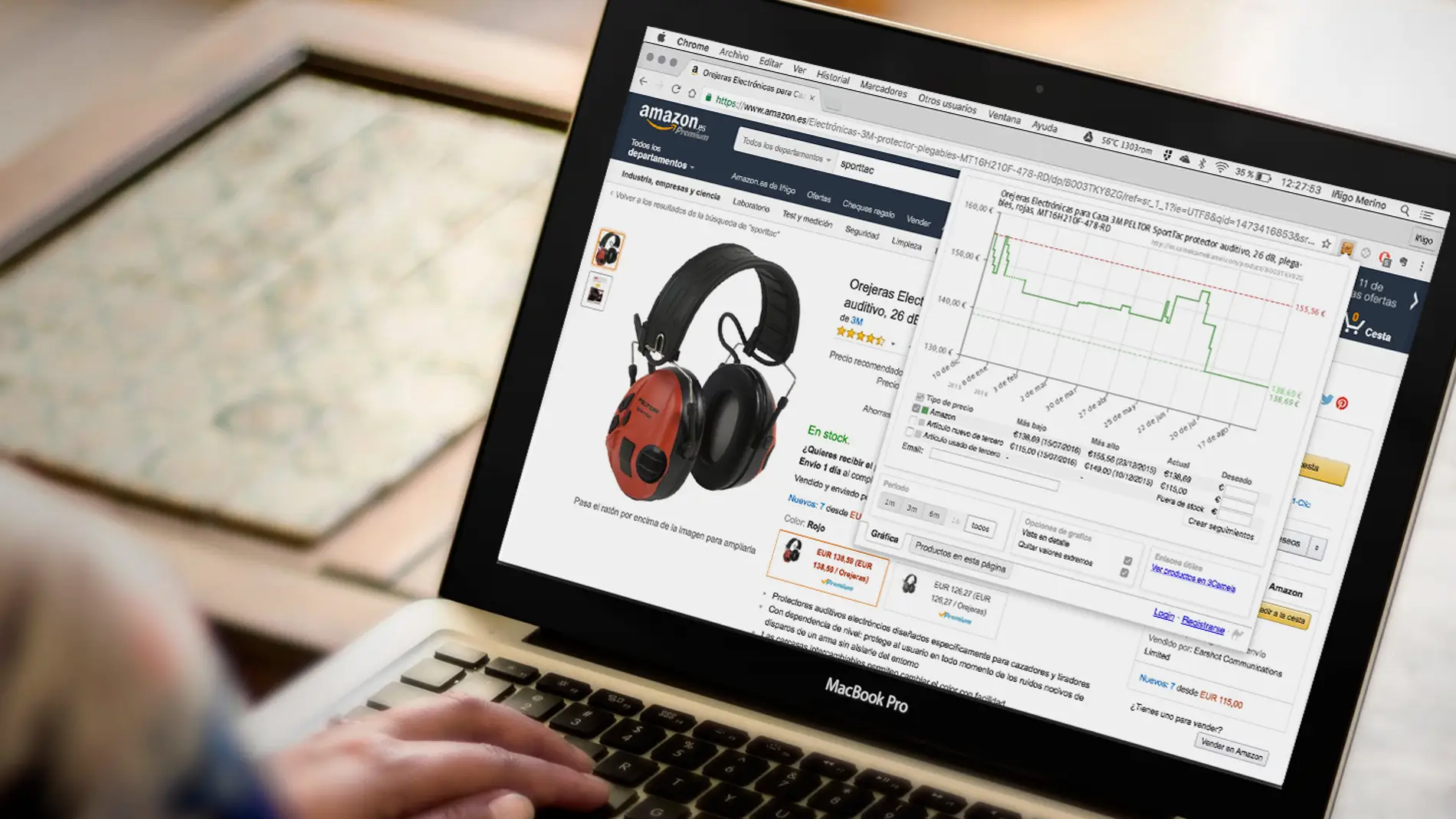 Monitorización de los precios de Amazon