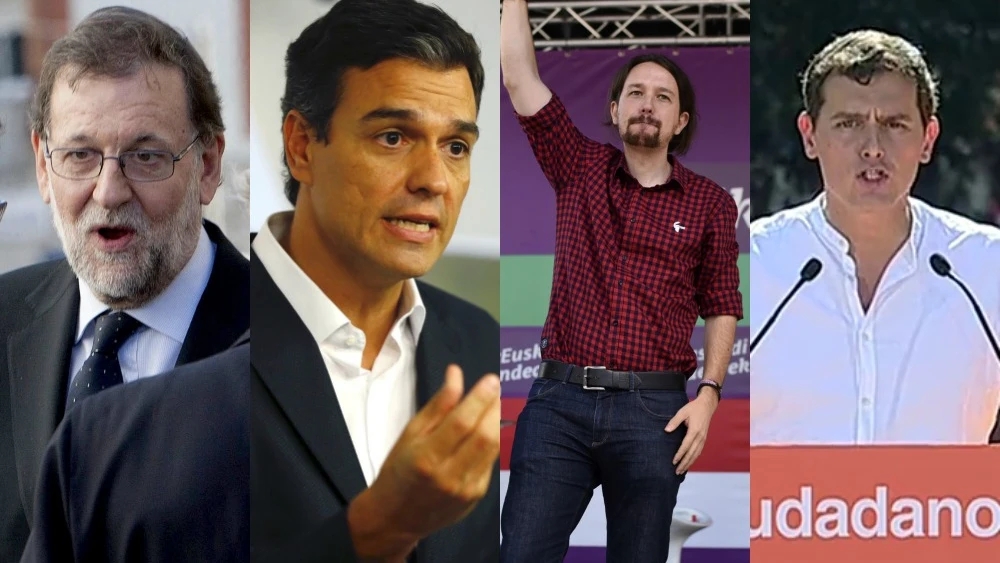 Rajoy, Sánchez, Iglesias y Rivera en la campaña vasca y gallega