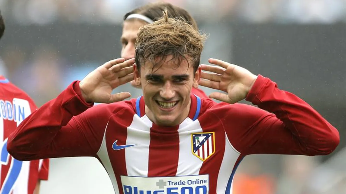 Antoine Griezzman celebra un gol Antoine Griezzman celebra un gol