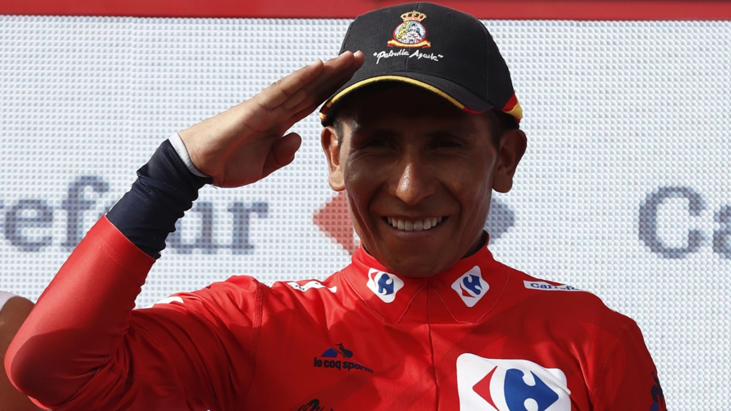 Quintana luce el rojo en la Vuelta Quintana luce el rojo en la Vuelta