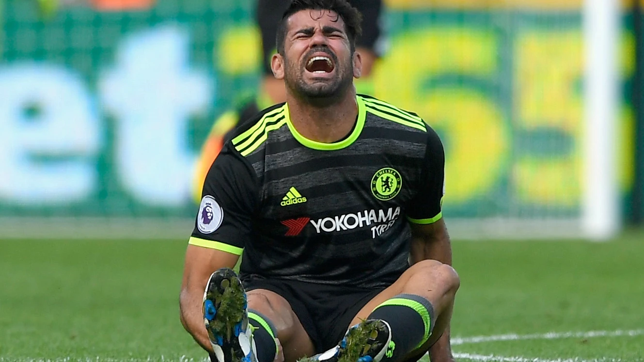 Diego Costa se duele